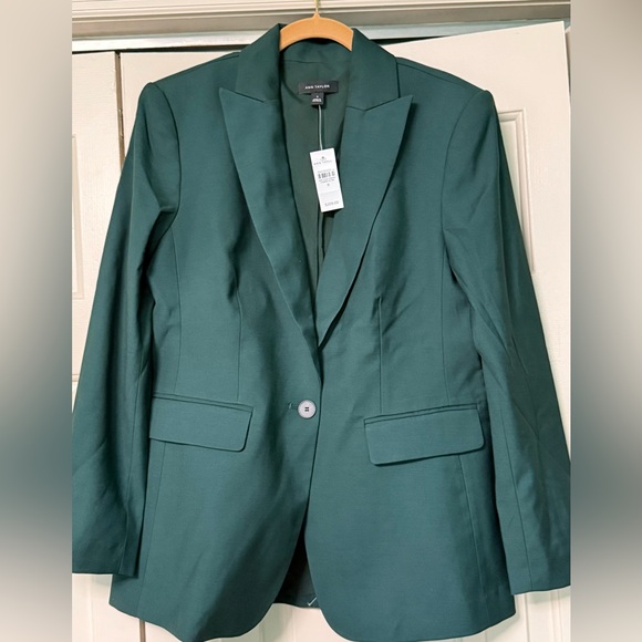 Ann Taylor Jackets & Blazers - *NWT* Ann Taylor Forest Green Blazer Size 8